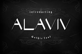 Alaviv: A Modern Typeface for Handmade Creations