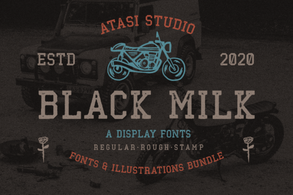 Black Milk: A Versatile Display Font for Digital Design