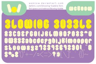 Blowing Bubble: The Font That Makes Your Message Pop