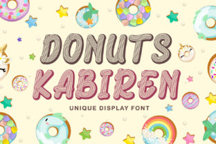 Donuts Kabiren: A Display Font for Digital Creativity