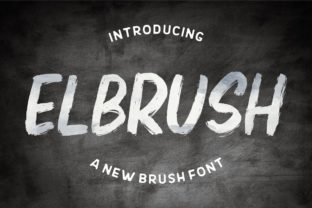Elbrush: A Display Font for Bold Branding