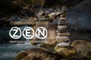 Font Choice That Breathes Calm: Zen Circle for Editorial Design