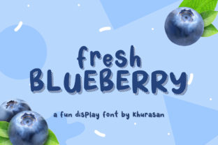 Fresh Blueberry Font for Eye-Catching Design