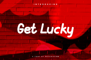 Get Lucky Font for Handmade and Commercial Design Projects