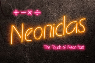 Neonidas: A Bold Display Font for Eye-Catching Campaigns