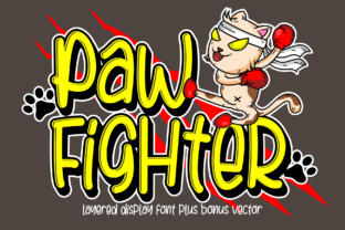 Paw Fighter: A Dynamic Display Font for Web Design