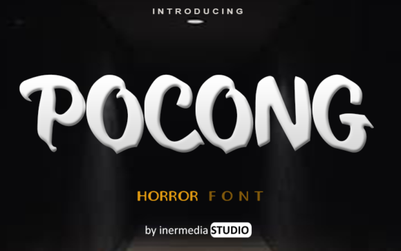 Pocong: A Spooky Display Font for Web Design