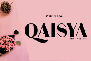 Qaisya: A Timeless Display Font for Elegant Editorial Design