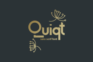 Quiqt: A Playful Display Font for Dynamic Campaigns