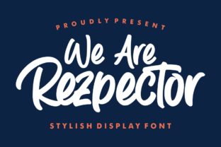 Rezpector: A Display Font for Bold Brand Statements