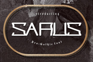 Sarus: A Modern Display Font for Editorial Design