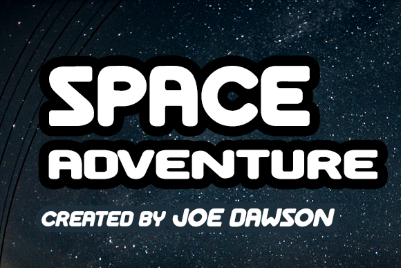 Space Adventure Font for Editorial Design